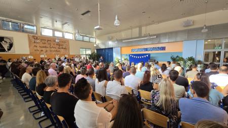 Sprejem prvošolcev v Sežani; Vir: Občina Sežana